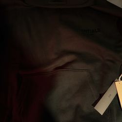Fear Of God Essentials Black Hoodie