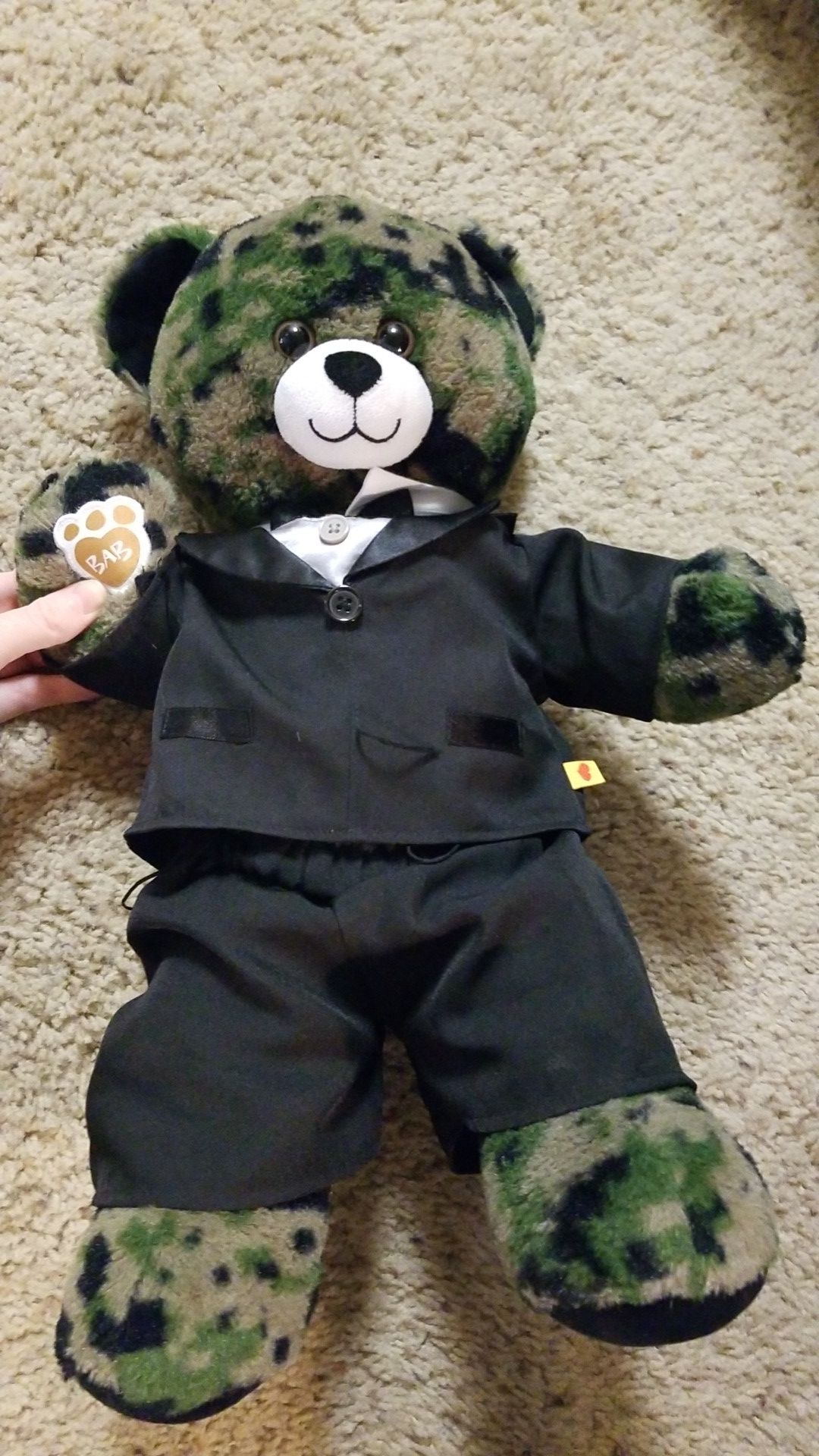 Marine Build a bear teddy