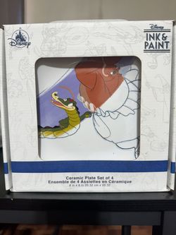 Disney Ink& Paint Ceramic Plate Set