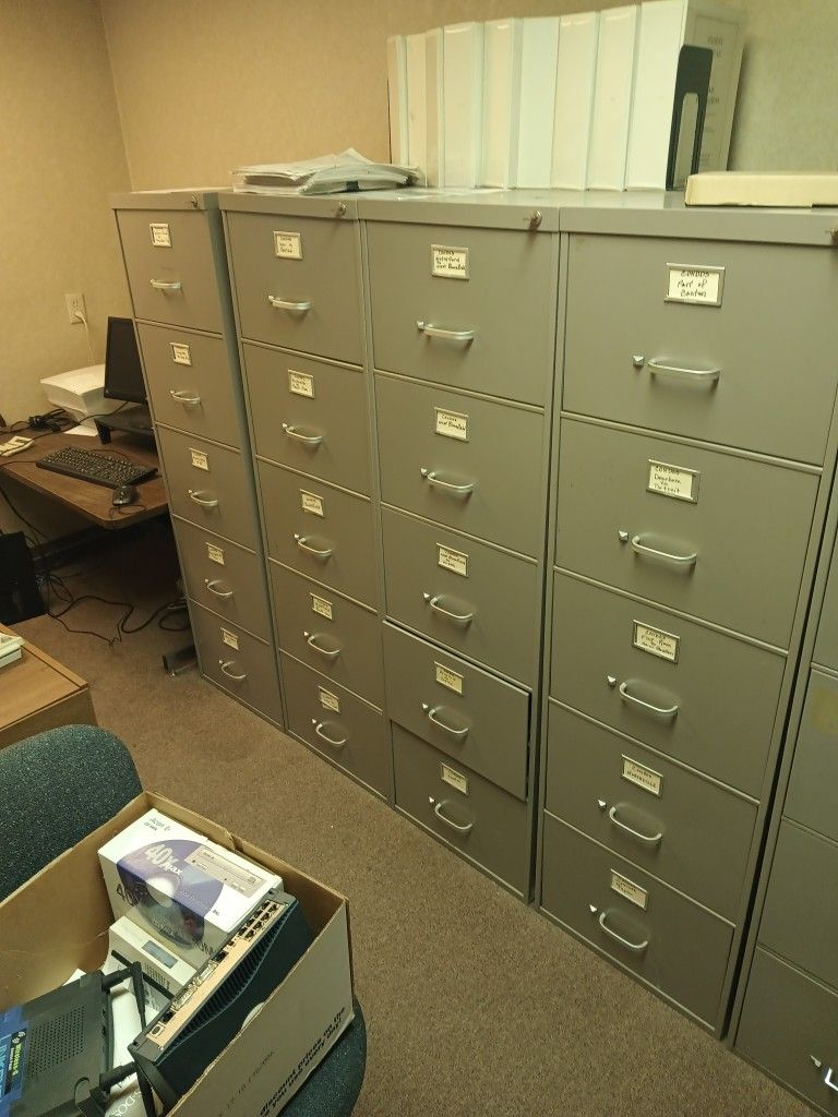 5 Drawer Legal Size File Cabinet