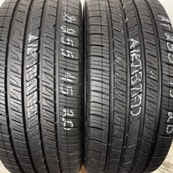 2 Tires 255 45 20 Goody Assurance Comfortdrive As 100% Tread No Repairs