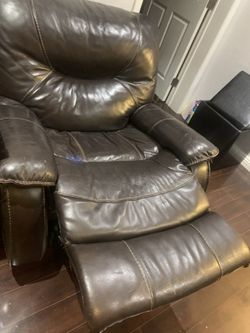 Reclining Seat And Ottoman