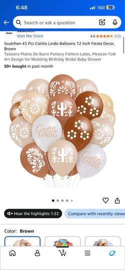 Cielito lindo balloons
