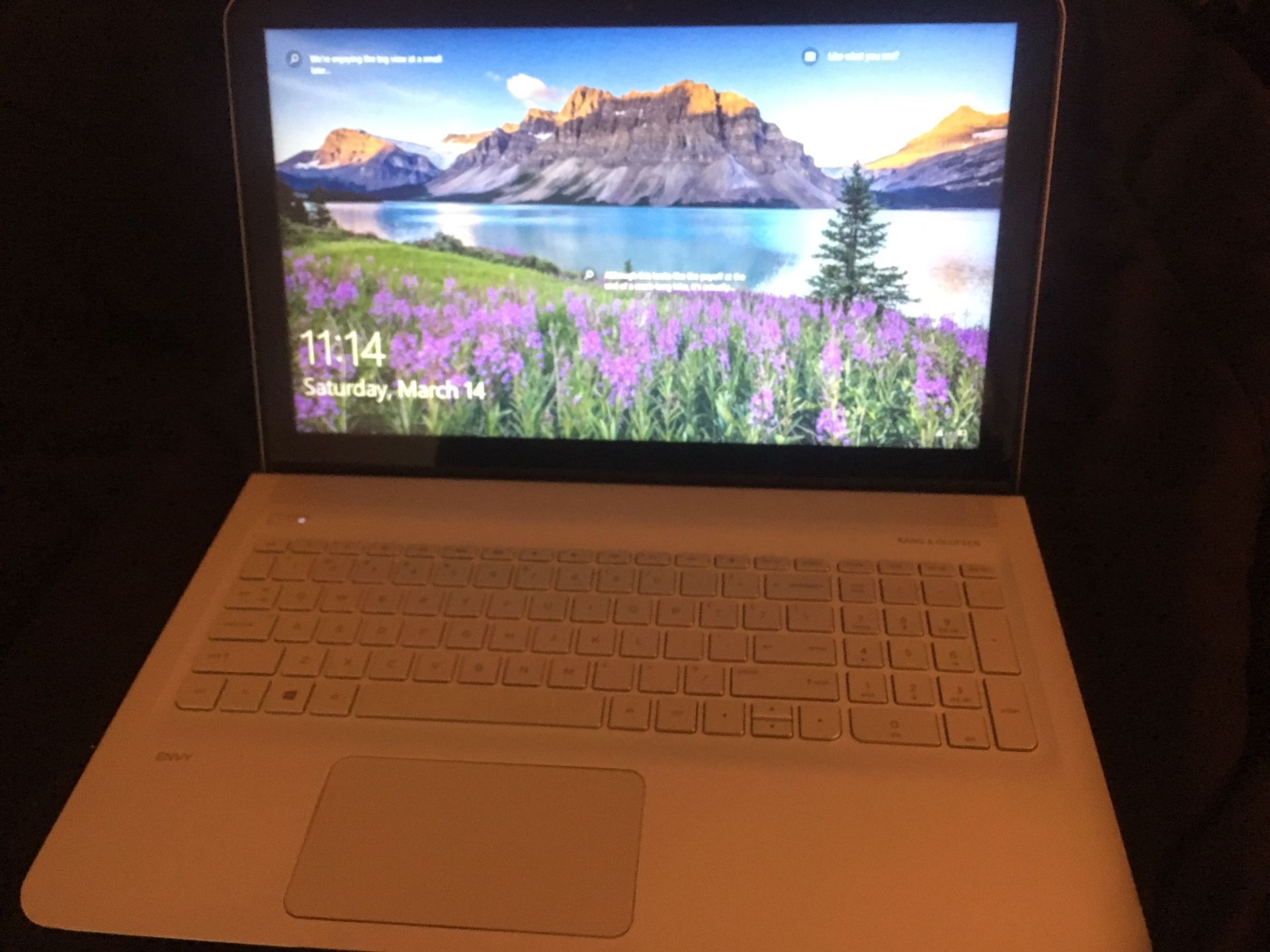 HP touchscreen laptop