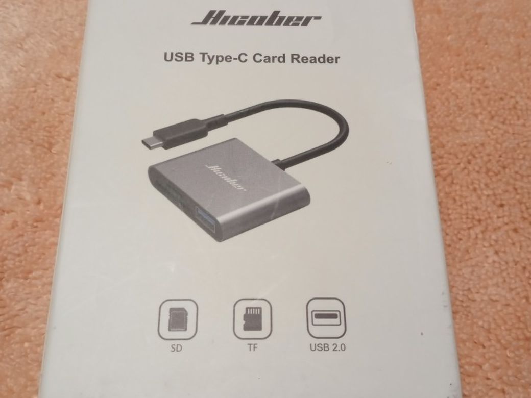 Hicober USB C to SD Card Reader Mico SD Memory Card Reader