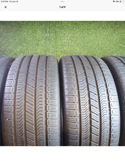 SET of 275 45R22 Continental Cross Contact RX 80% Tread 8/32 115W SKU 27540 Grade A Tires