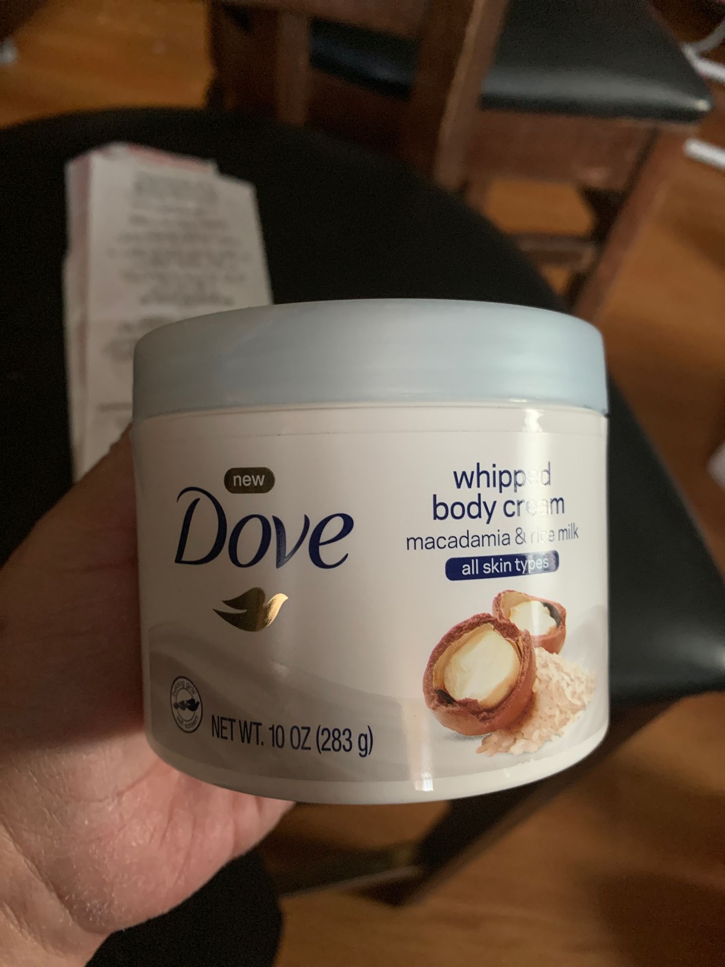 Dove whipped body cream 10oz $6 each