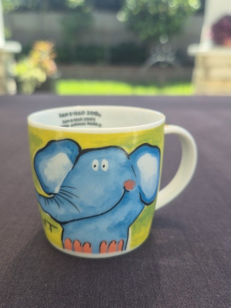 Cute Little Elephant Souvenir Cup San Diego Zoo