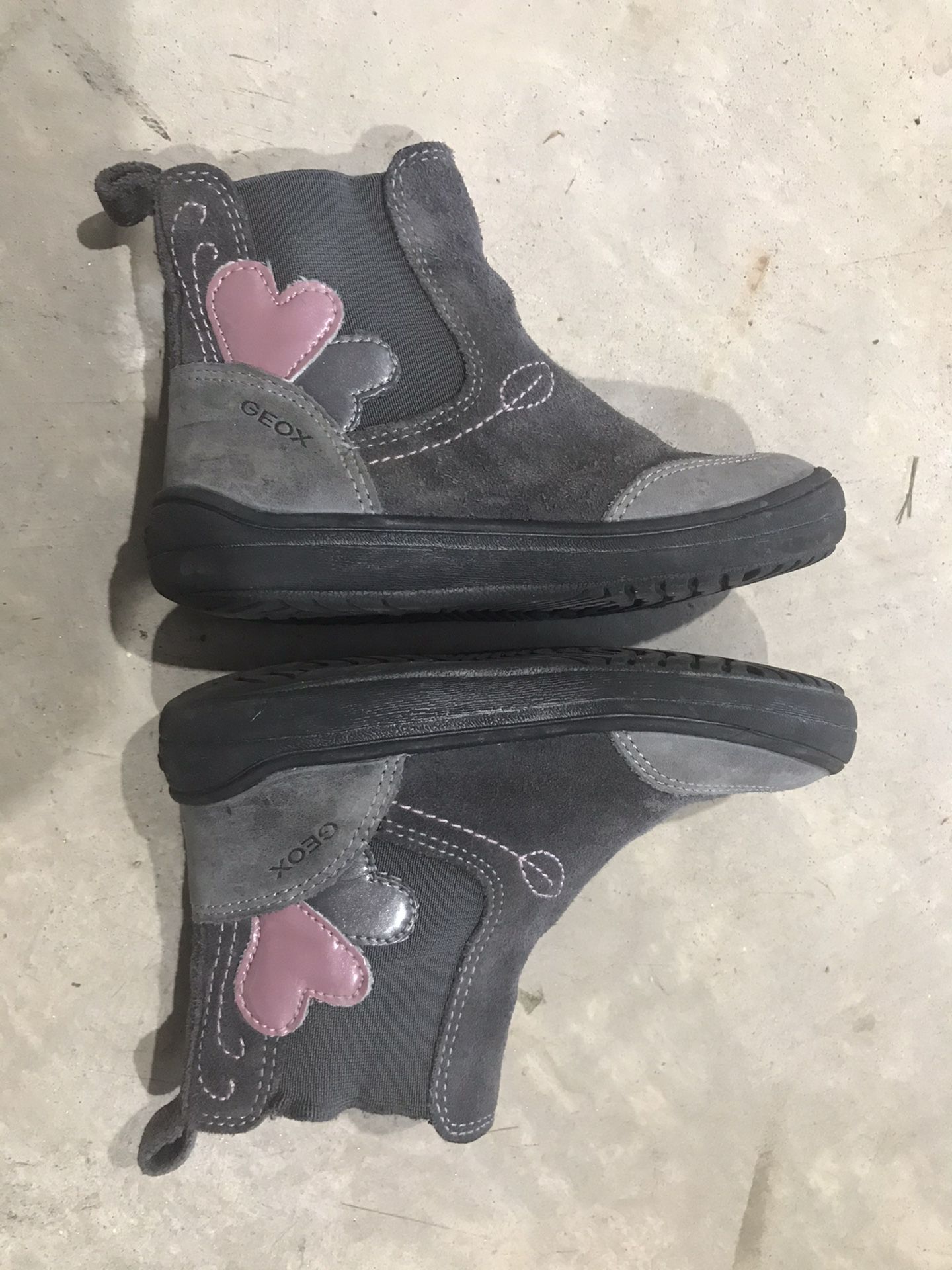 Geox Toddler girl leather boot size 7/8