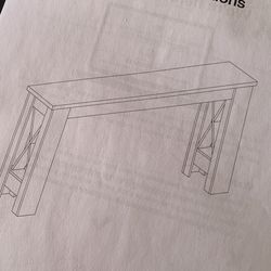 Tribesigns 70.9-Inch Extra Long Console Table