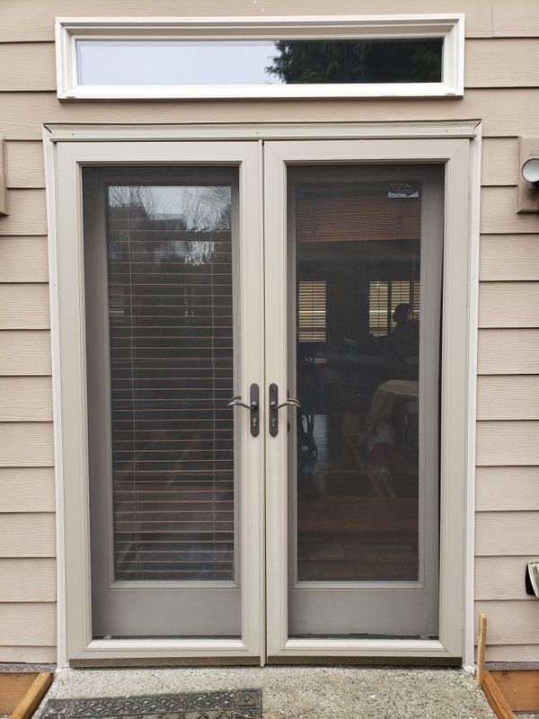 PELLA French screen doors with glass inserts for Sale in Renton, WA OfferUp