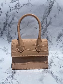 Nude Mini Crossbody Bag
