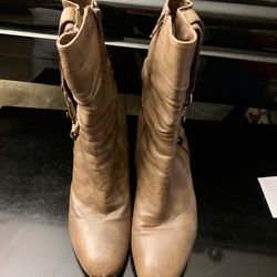 Coach Leather Boots Good Condition Size 9B
