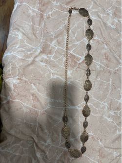 gold chain belt