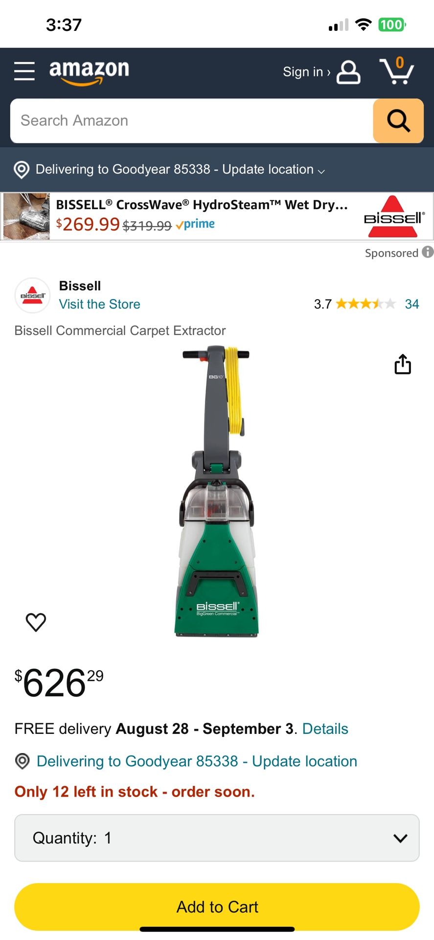 Bissell Carpet Cleaner