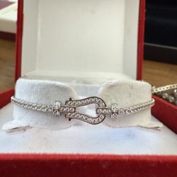 Women’s Diamond & Silver  Bracelet 925