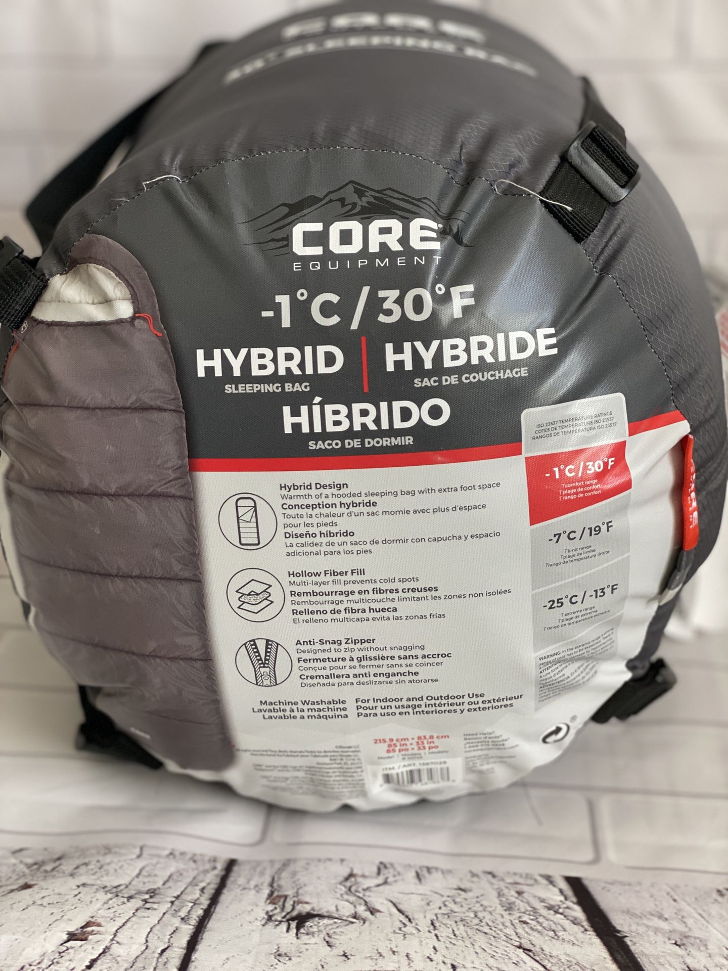 Sleeping Bag 30° F Core Equipment