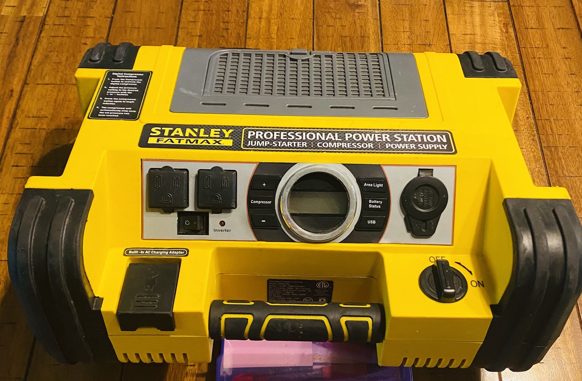 The Stanley Fatmax Professional Digital Power Station with Air Compressor