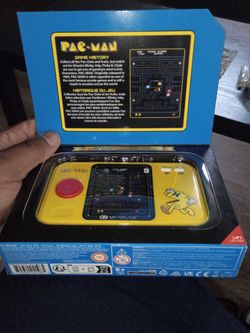 Handheld retro Pac-Man game