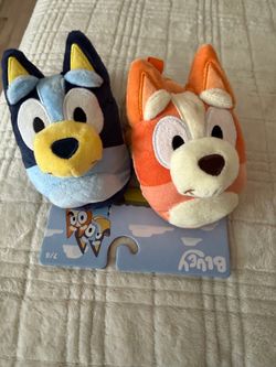 7/8 Bluey and Bingo slippers