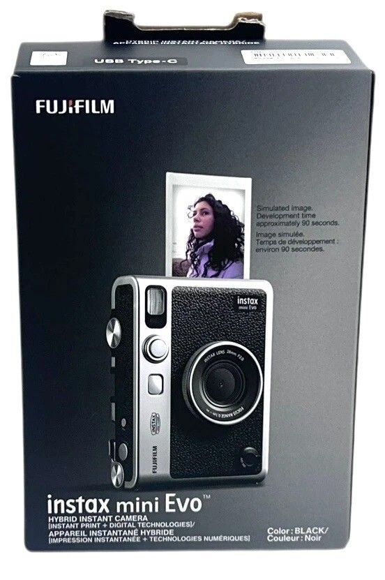 Fujifilm Hybrid Instant Camera instax mini Evo New in Box