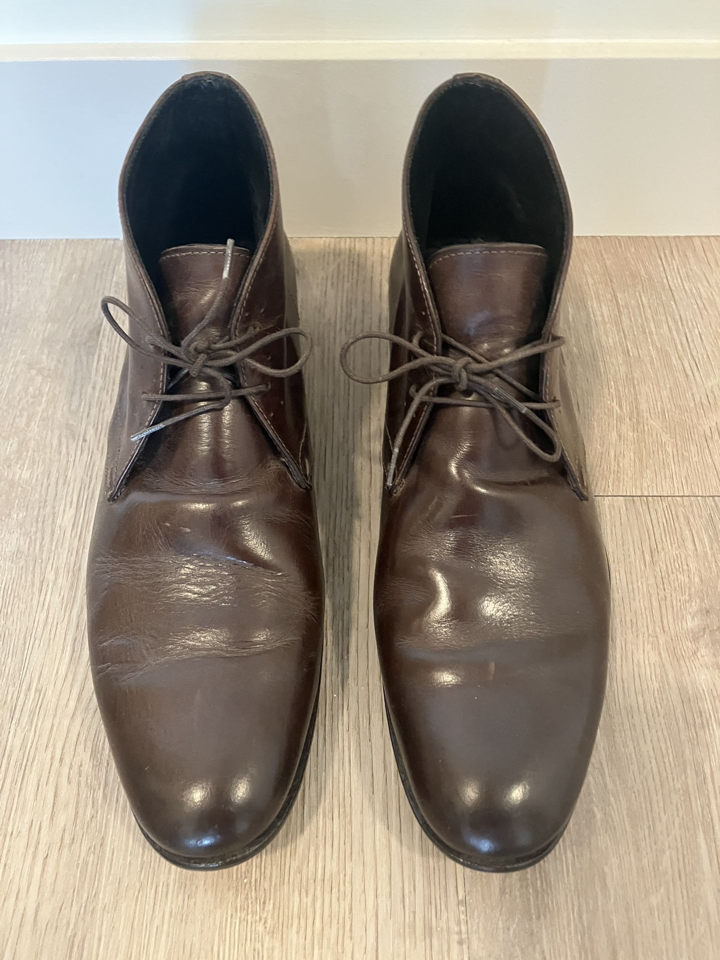 PS Paul Smith Brown Leather Boots - Men’s Size 8