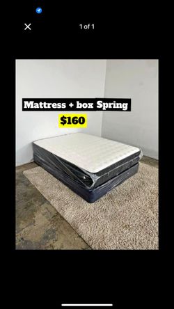 Mattress and box spring $160 only