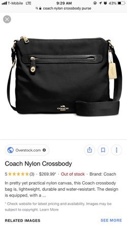 Coach Nylon Crossbody bag- BLACK for Sale in Kissimmee, FL - OfferUp