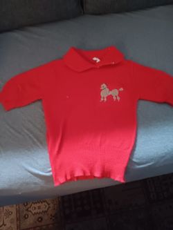Vintage 1950s Poodle Sweater