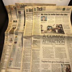 2001 The Oregonian Dale Earnhardt Death Daytona 500 NASCAR Newspaper Lot