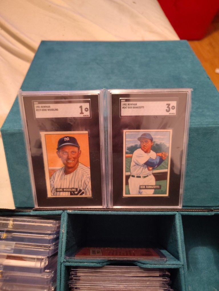 1951 Bowman Cards Graded Sports Cards