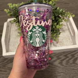 Starbucks Snowglobe tumbler