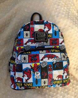 Marvel Loungefly Spider-Man Comic Print Mini Backpack