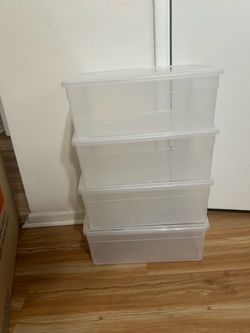 Plastic bins MUST GO