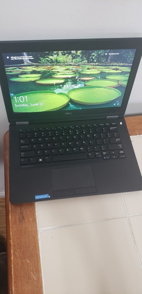 Dell Latitude E7270 Intel I7 2.80 GHz 256 SSD 8Gig Ram Webcam