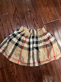 Burberry Kids Vintage Check Skirt 2Y 92cm Authentic Boutique Purchase