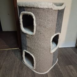Cat tower Pickup Between 2;00-10:45 rainbow/charleston cash only read description