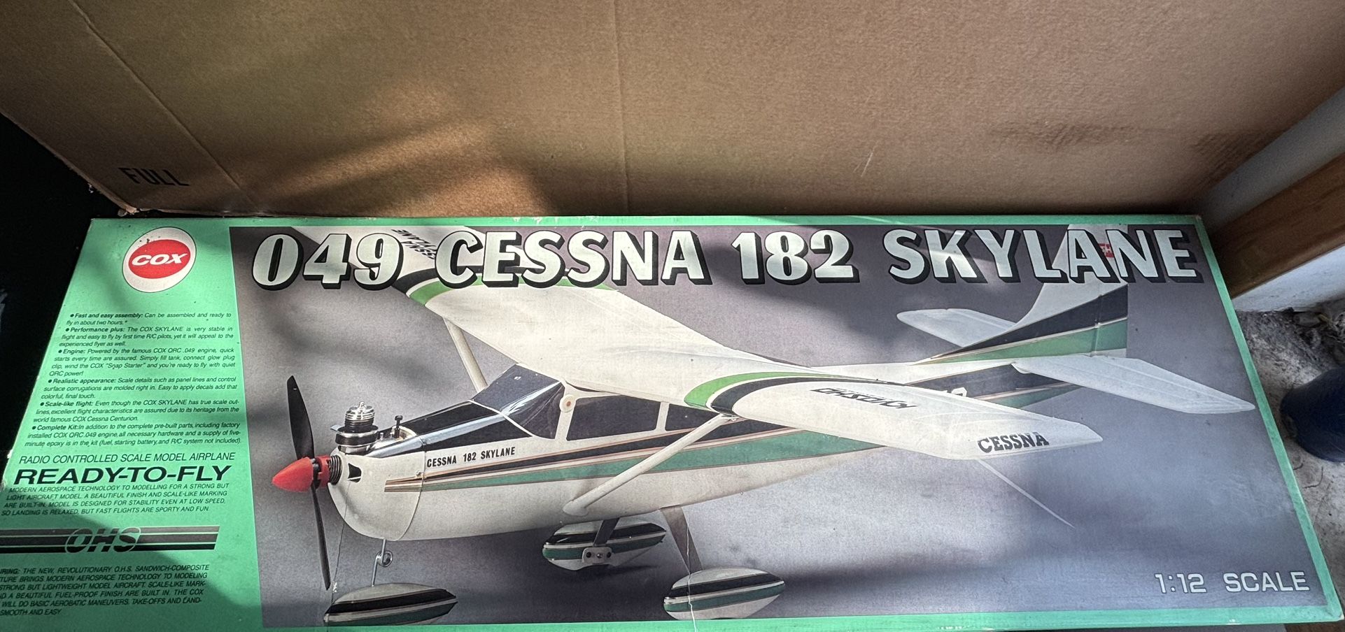 Vintage Cox Airplane Model