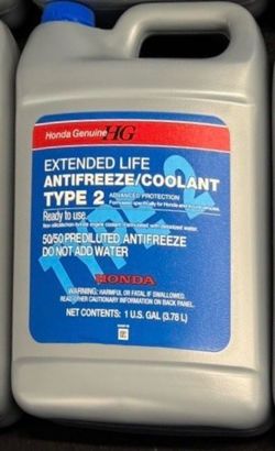 Honda Type II Coolant Antifreeze