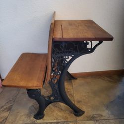 Antique School Desk, Mfg. A.H. Andrews Co., Chicago