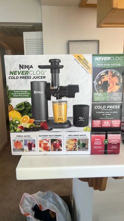 Ninja never clog cold press, juicer
