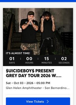 1 ticket for sale