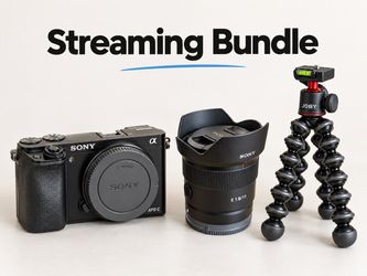 Sony 11mm F1.8 Ultra-Wide Lens | Sony A6000 Streaming Bundle Available
