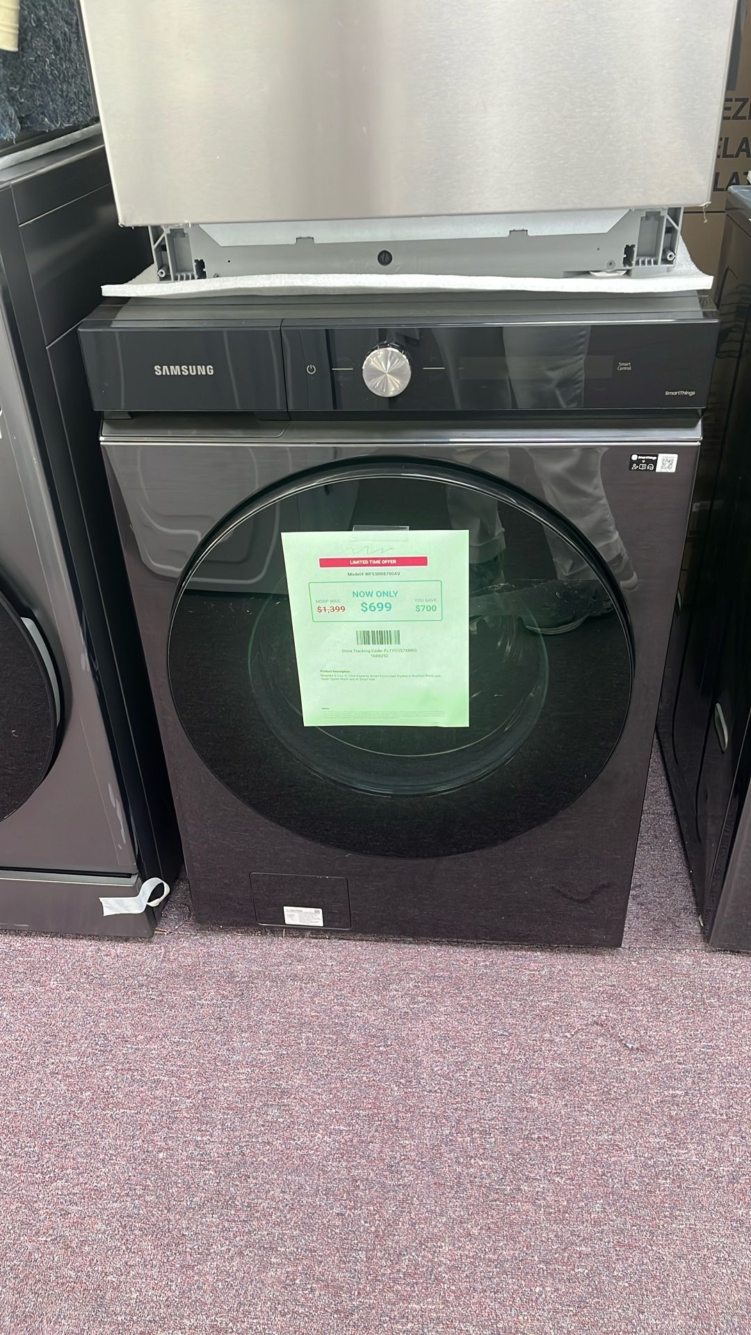 Washer Front Load New Open Box Scratch And Dents