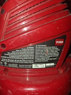 Blower toro.