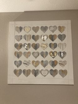 large heart frame