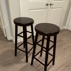 Wood Stools (4pc)
