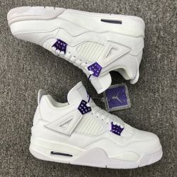 Jordan 4 purple Metallic