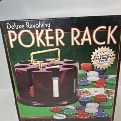 Cardinal deluxe revolving poker rack