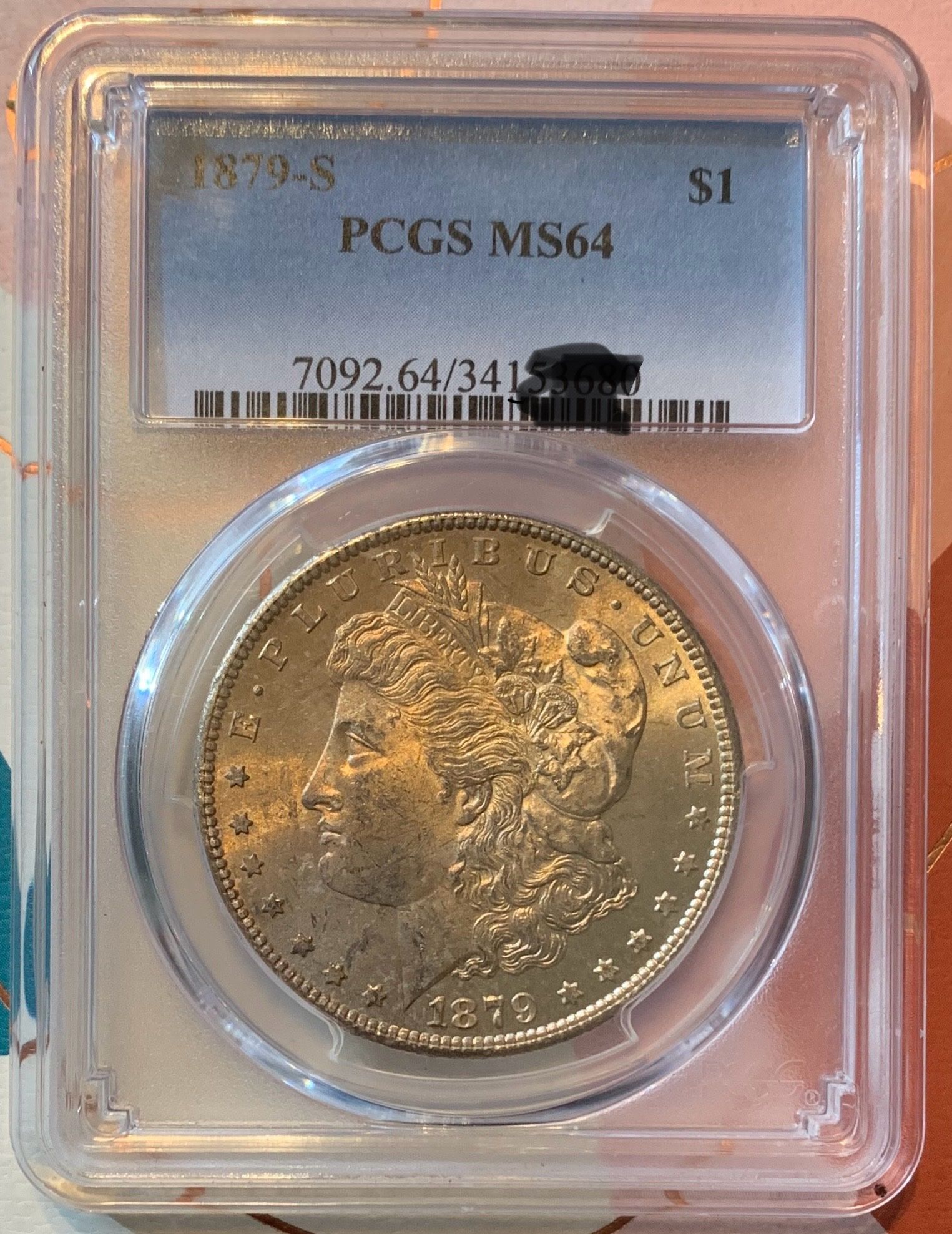 1879-S Morgan Silver Dollar PCGS MS64